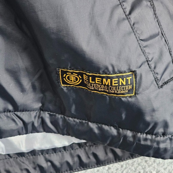 ELEMENT Skate Mens Small S Wolfeboro Hooded Jacket Windbreaker Color Block Strip - Picture 4 of 12